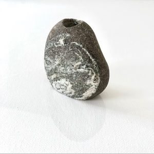 Vase Candle Holder Flower Stone